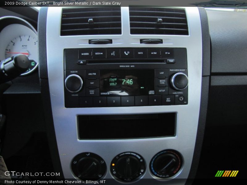 Bright Silver Metallic / Dark Slate Gray 2009 Dodge Caliber SXT