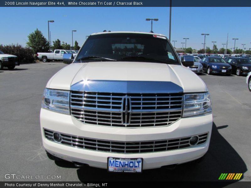 White Chocolate Tri Coat / Charcoal Black 2008 Lincoln Navigator Elite 4x4