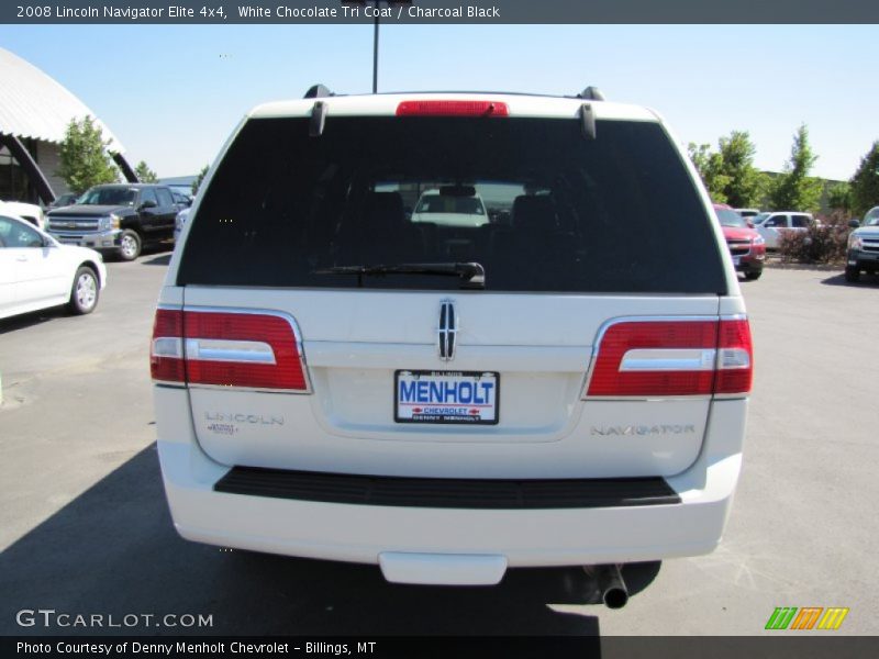 White Chocolate Tri Coat / Charcoal Black 2008 Lincoln Navigator Elite 4x4