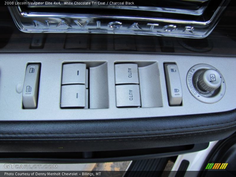 White Chocolate Tri Coat / Charcoal Black 2008 Lincoln Navigator Elite 4x4