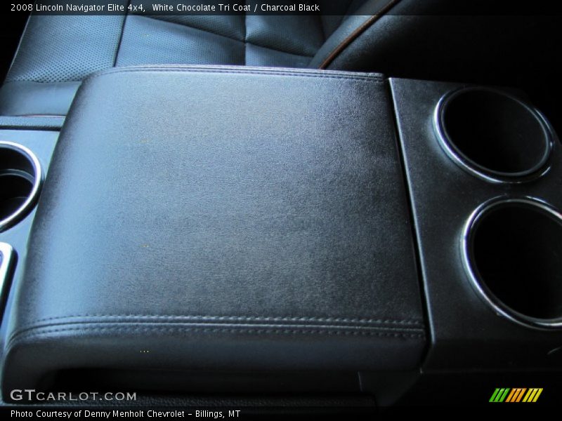 White Chocolate Tri Coat / Charcoal Black 2008 Lincoln Navigator Elite 4x4