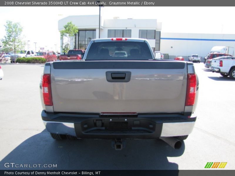 Graystone Metallic / Ebony 2008 Chevrolet Silverado 3500HD LT Crew Cab 4x4 Dually