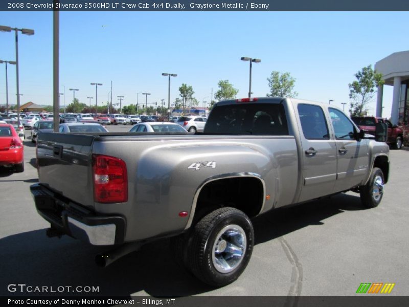 Graystone Metallic / Ebony 2008 Chevrolet Silverado 3500HD LT Crew Cab 4x4 Dually