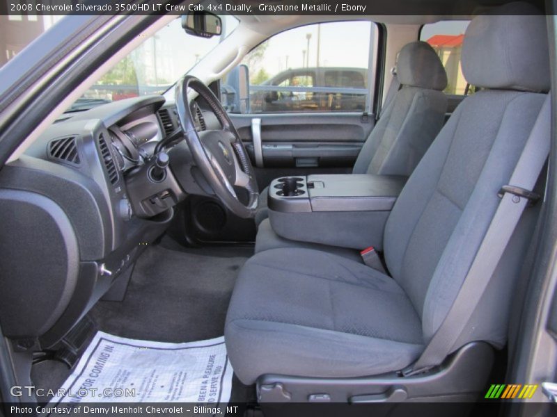Graystone Metallic / Ebony 2008 Chevrolet Silverado 3500HD LT Crew Cab 4x4 Dually