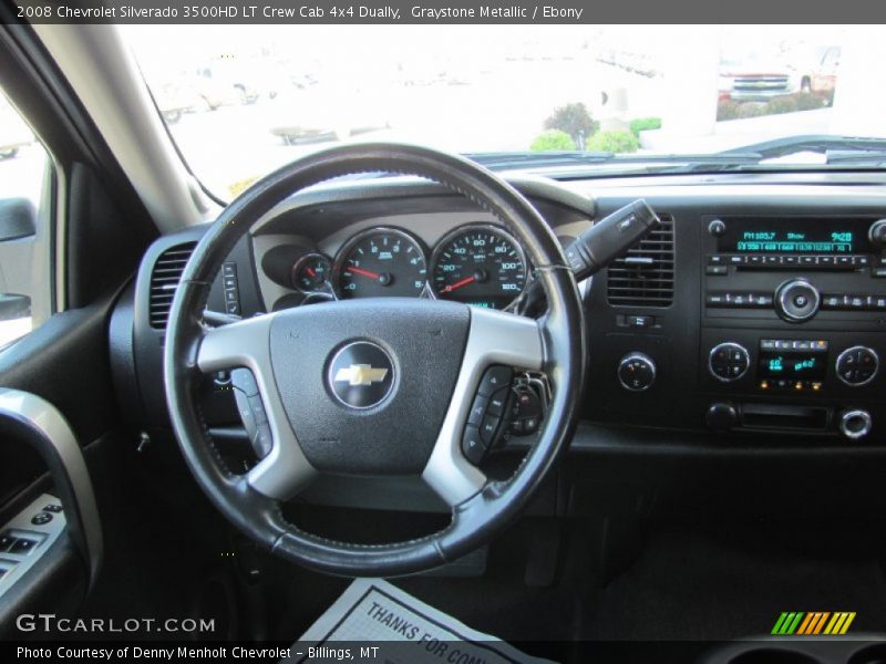 Graystone Metallic / Ebony 2008 Chevrolet Silverado 3500HD LT Crew Cab 4x4 Dually