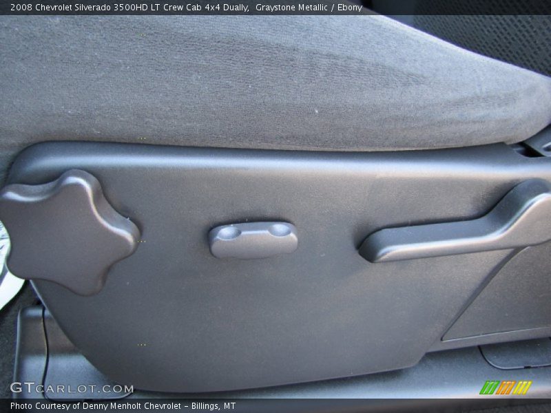 Graystone Metallic / Ebony 2008 Chevrolet Silverado 3500HD LT Crew Cab 4x4 Dually