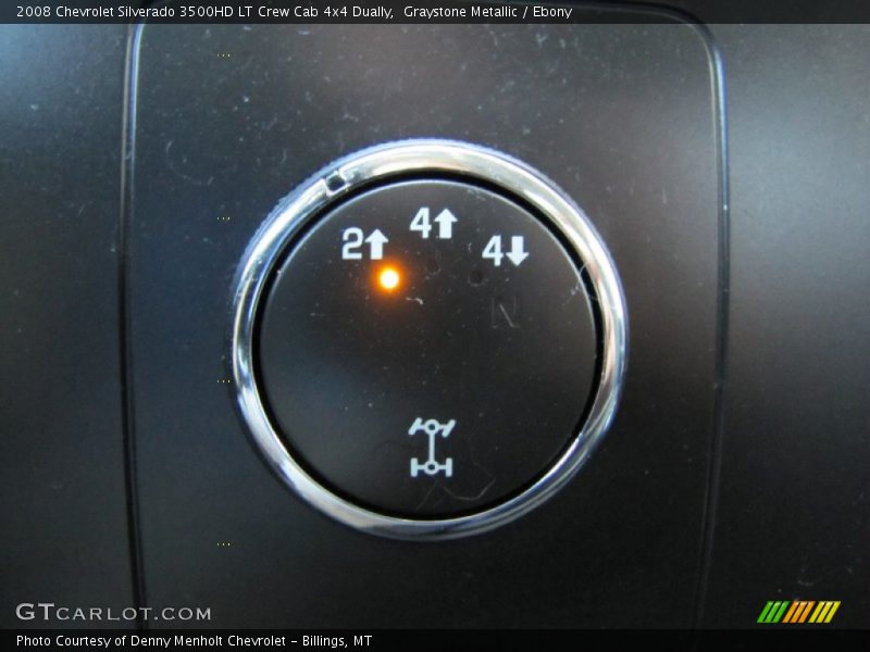 Graystone Metallic / Ebony 2008 Chevrolet Silverado 3500HD LT Crew Cab 4x4 Dually