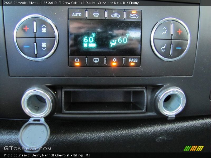 Graystone Metallic / Ebony 2008 Chevrolet Silverado 3500HD LT Crew Cab 4x4 Dually