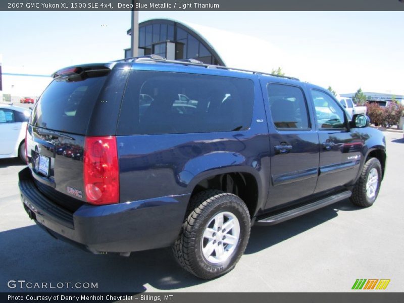 Deep Blue Metallic / Light Titanium 2007 GMC Yukon XL 1500 SLE 4x4