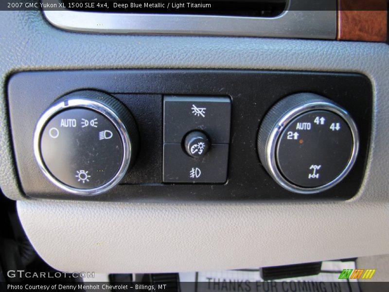 Deep Blue Metallic / Light Titanium 2007 GMC Yukon XL 1500 SLE 4x4