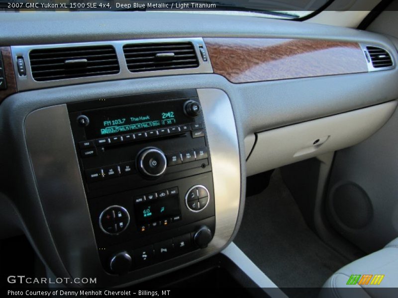Deep Blue Metallic / Light Titanium 2007 GMC Yukon XL 1500 SLE 4x4