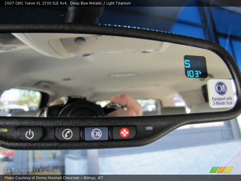 Deep Blue Metallic / Light Titanium 2007 GMC Yukon XL 1500 SLE 4x4