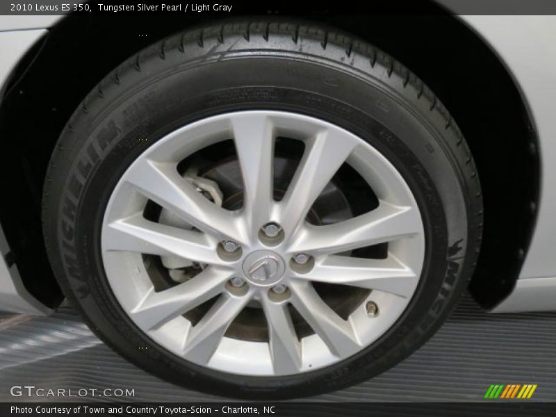 Tungsten Silver Pearl / Light Gray 2010 Lexus ES 350