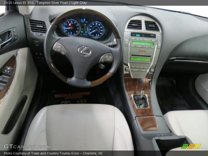 Tungsten Silver Pearl / Light Gray 2010 Lexus ES 350