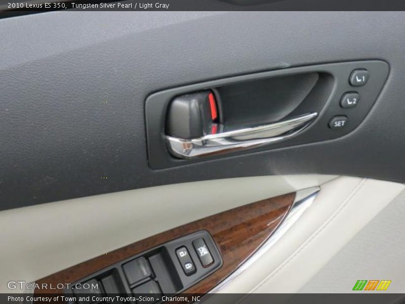 Tungsten Silver Pearl / Light Gray 2010 Lexus ES 350