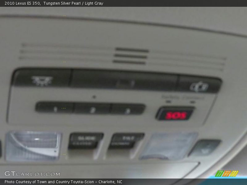 Tungsten Silver Pearl / Light Gray 2010 Lexus ES 350