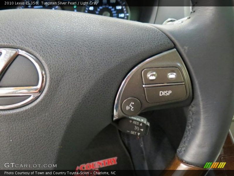 Tungsten Silver Pearl / Light Gray 2010 Lexus ES 350