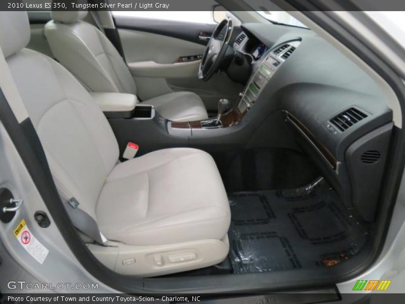 Tungsten Silver Pearl / Light Gray 2010 Lexus ES 350