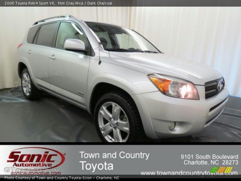 Flint Gray Mica / Dark Charcoal 2006 Toyota RAV4 Sport V6