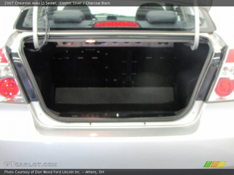 Cosmic Silver / Charcoal Black 2007 Chevrolet Aveo LS Sedan