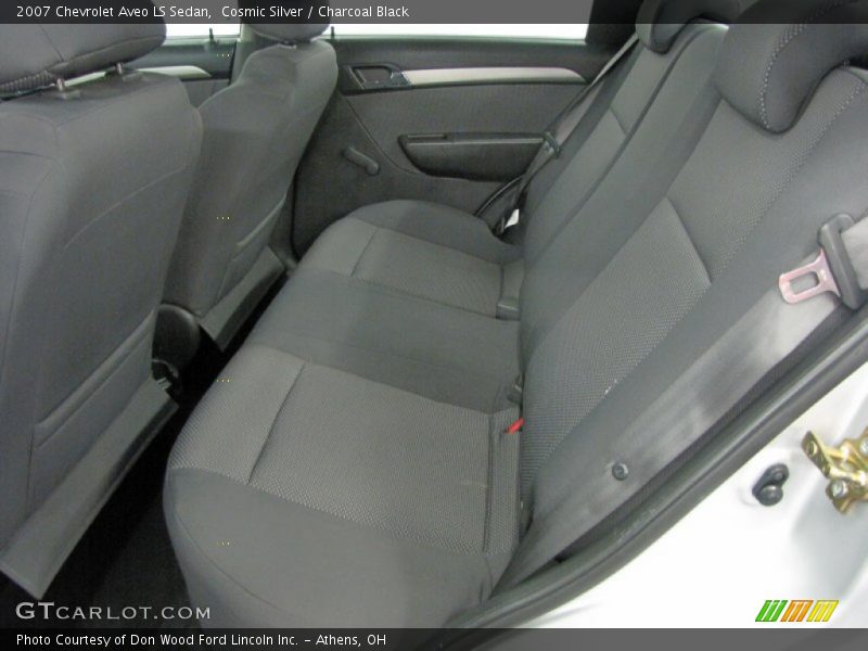 Cosmic Silver / Charcoal Black 2007 Chevrolet Aveo LS Sedan