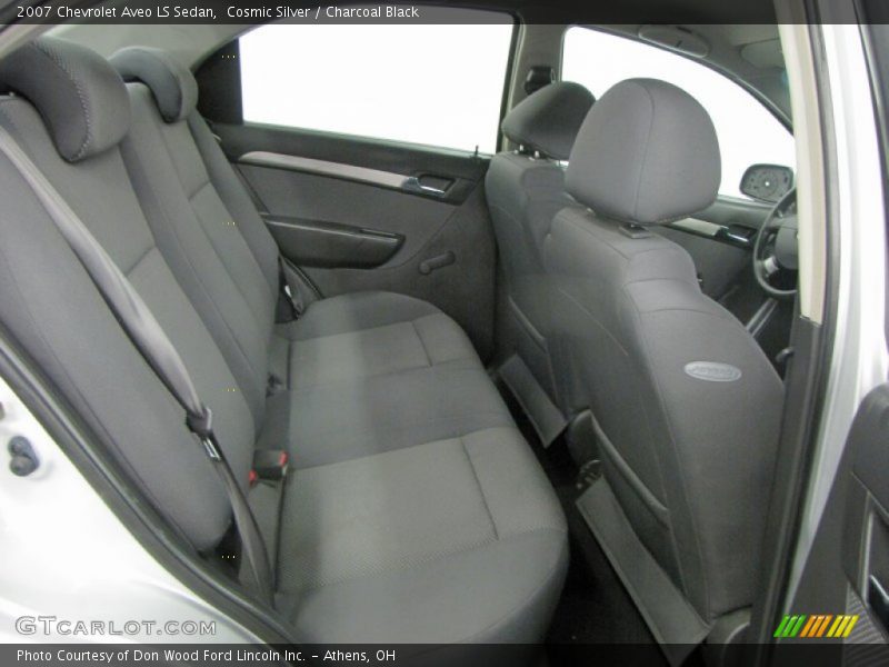 Cosmic Silver / Charcoal Black 2007 Chevrolet Aveo LS Sedan