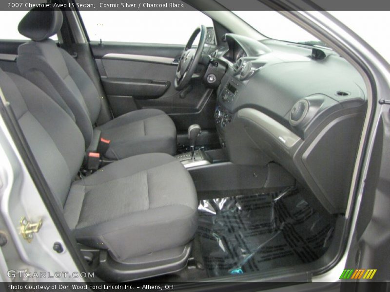Cosmic Silver / Charcoal Black 2007 Chevrolet Aveo LS Sedan