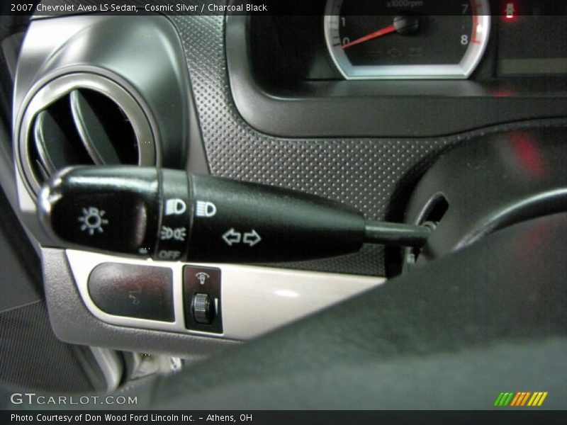 Cosmic Silver / Charcoal Black 2007 Chevrolet Aveo LS Sedan