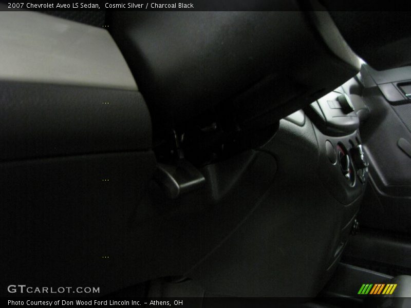 Cosmic Silver / Charcoal Black 2007 Chevrolet Aveo LS Sedan