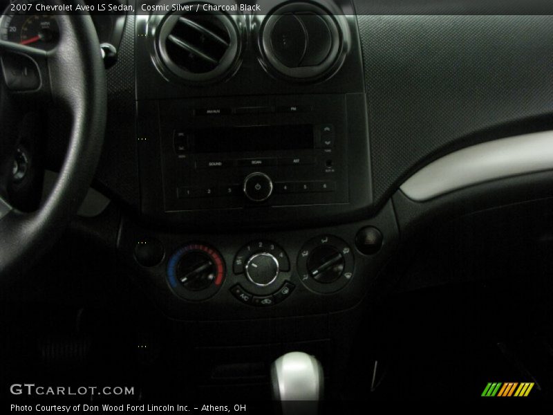 Cosmic Silver / Charcoal Black 2007 Chevrolet Aveo LS Sedan