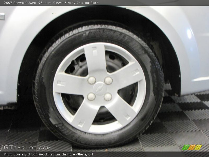 Cosmic Silver / Charcoal Black 2007 Chevrolet Aveo LS Sedan