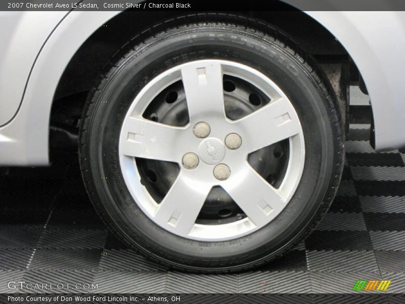 Cosmic Silver / Charcoal Black 2007 Chevrolet Aveo LS Sedan