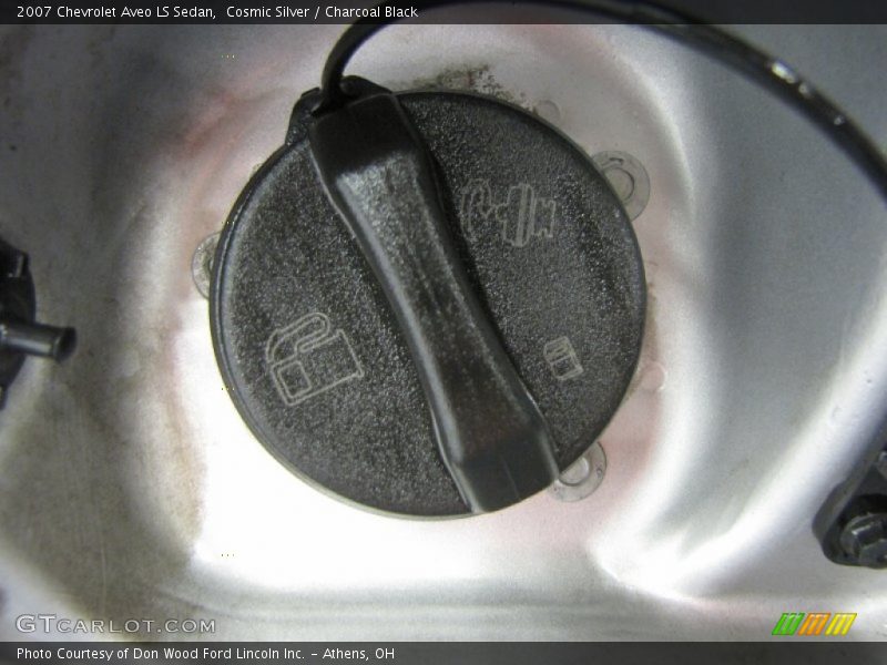 Cosmic Silver / Charcoal Black 2007 Chevrolet Aveo LS Sedan