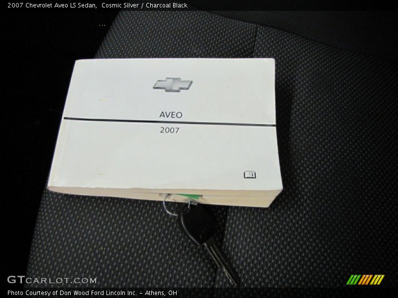 Cosmic Silver / Charcoal Black 2007 Chevrolet Aveo LS Sedan