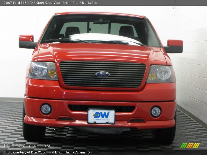 Bright Red / Black/Red 2007 Ford F150 FX2 Sport SuperCab