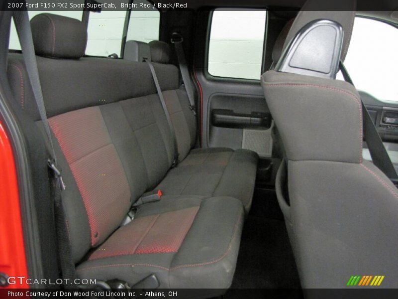 Bright Red / Black/Red 2007 Ford F150 FX2 Sport SuperCab