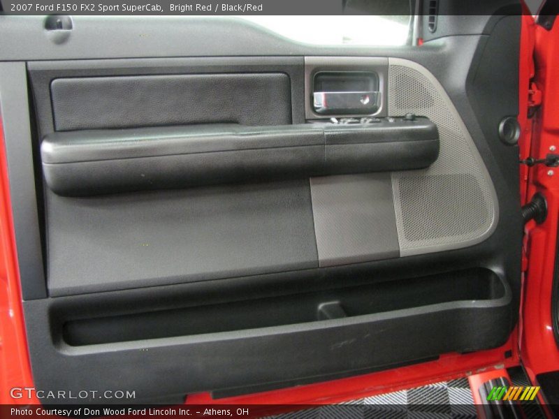 Bright Red / Black/Red 2007 Ford F150 FX2 Sport SuperCab