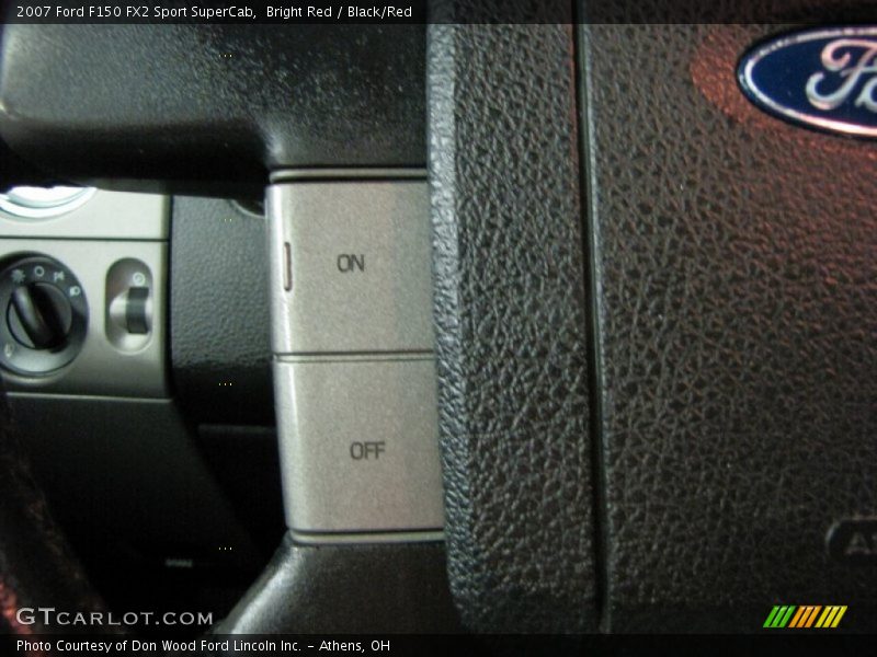 Bright Red / Black/Red 2007 Ford F150 FX2 Sport SuperCab