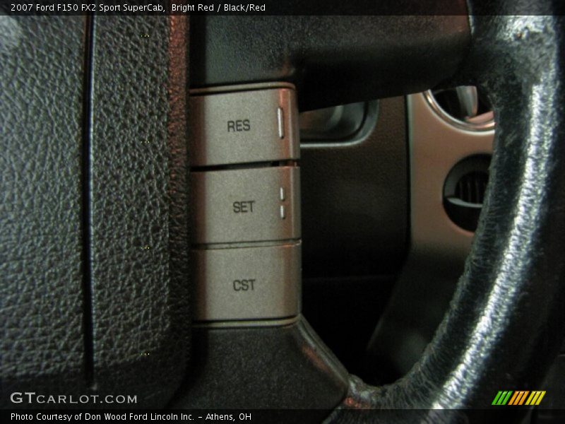 Bright Red / Black/Red 2007 Ford F150 FX2 Sport SuperCab
