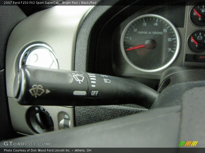 Bright Red / Black/Red 2007 Ford F150 FX2 Sport SuperCab