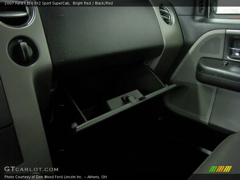 Bright Red / Black/Red 2007 Ford F150 FX2 Sport SuperCab