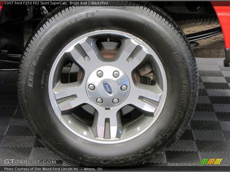 Bright Red / Black/Red 2007 Ford F150 FX2 Sport SuperCab