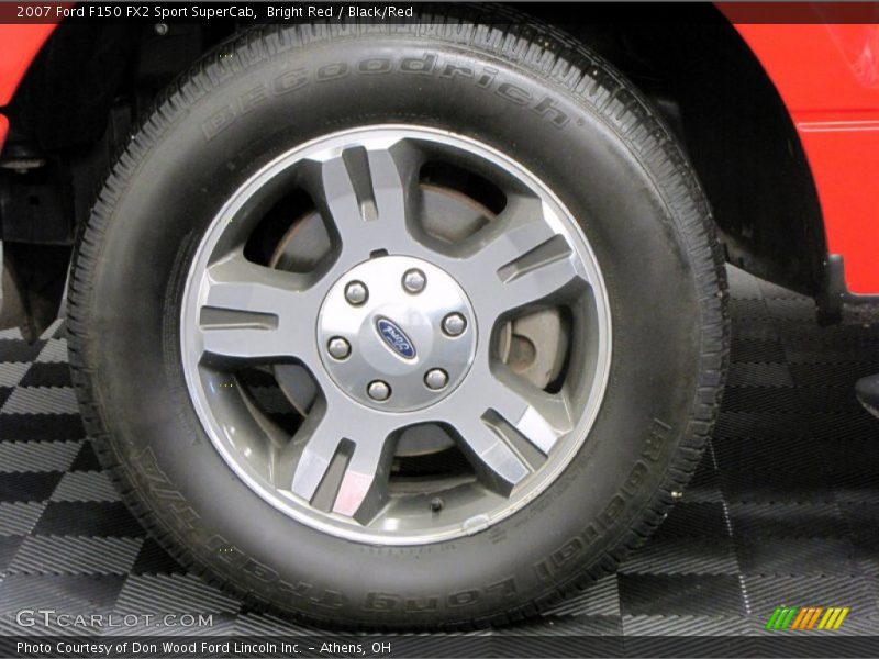 Bright Red / Black/Red 2007 Ford F150 FX2 Sport SuperCab