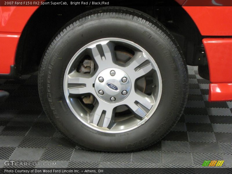 Bright Red / Black/Red 2007 Ford F150 FX2 Sport SuperCab