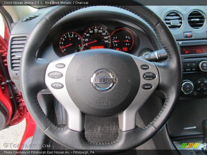 Red Brick Metallic / Charcoal 2009 Nissan Altima 2.5 S