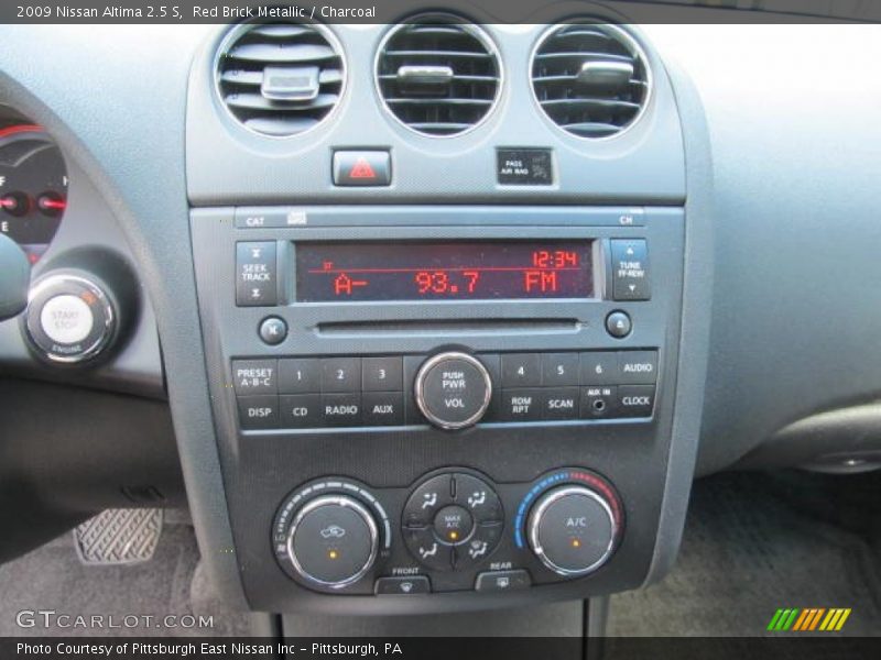 Red Brick Metallic / Charcoal 2009 Nissan Altima 2.5 S