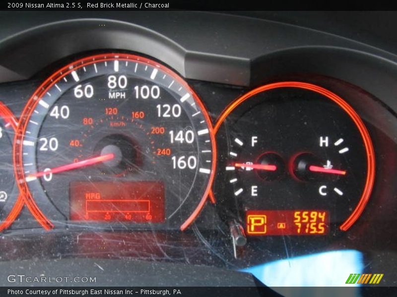 Red Brick Metallic / Charcoal 2009 Nissan Altima 2.5 S