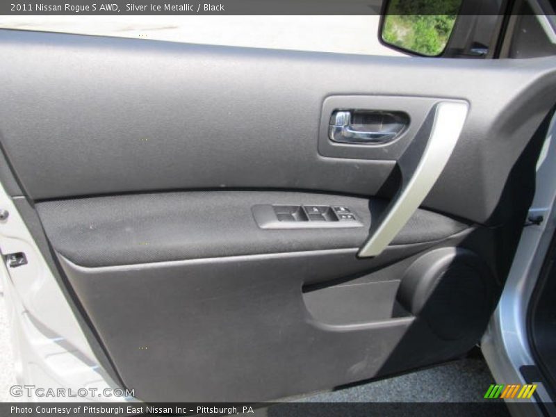 Silver Ice Metallic / Black 2011 Nissan Rogue S AWD