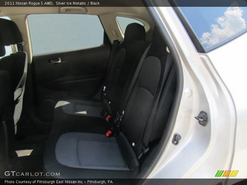 Silver Ice Metallic / Black 2011 Nissan Rogue S AWD