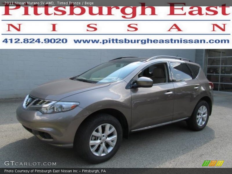 Tinted Bronze / Beige 2011 Nissan Murano SV AWD